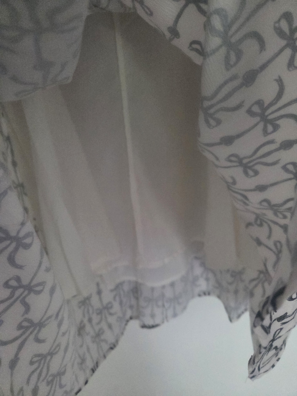 Simply Southern Bow Print Mini Dress Puff Sleeve Bows Size S - Picture 5 of 7